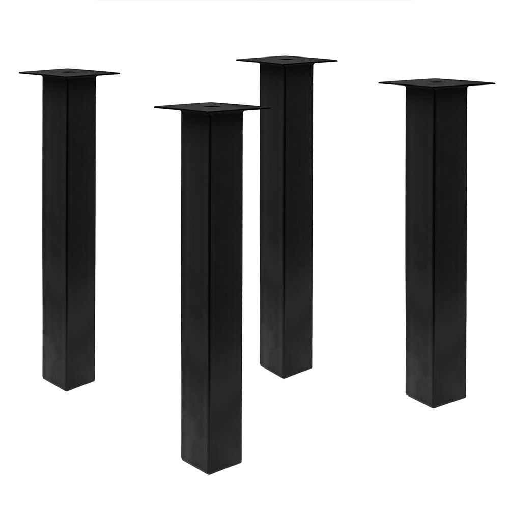 Artikelbild 4 des Artikels “Tischbein gerade 80/80 Schwarz matt | Einzeln“